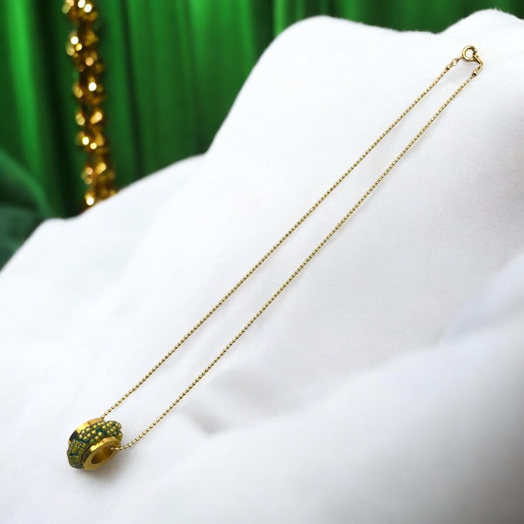 ミミール・カー  ペンダント（グリーン系）　l-bdze064n | 10枚目